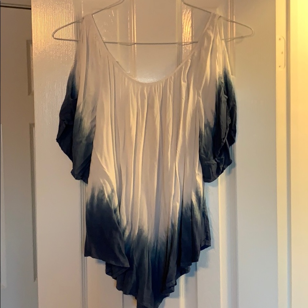 Off the shoulder tie dye top